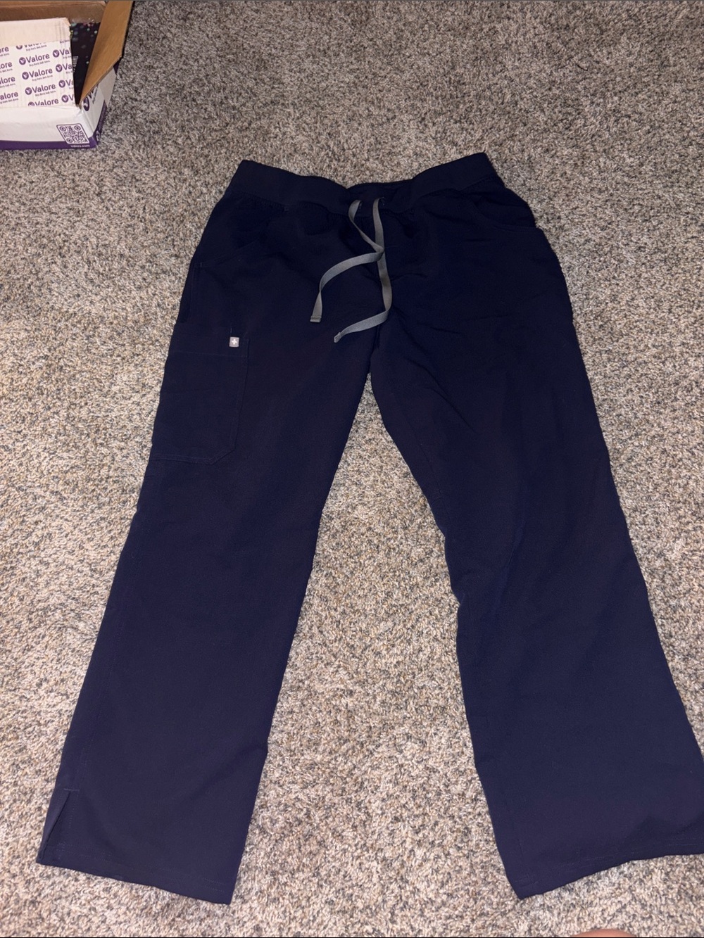 Figs Navy Drawstring Scrub Pants